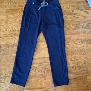 Figs Navy Slim cut cargo scrub bottoms